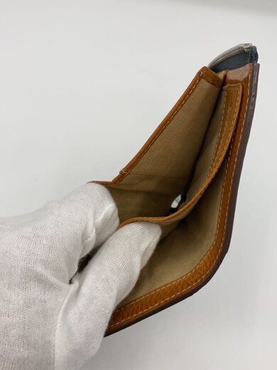 商品画像：2つ折り財布/レザー/GRN/無地/レディース 5