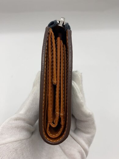 商品画像：2つ折り財布/レザー/GRN/無地/レディース 8