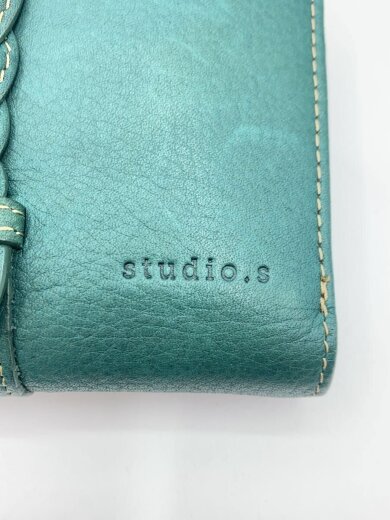 商品画像：STUDIO.S/2つ折り財布/レザー/GRN/レディース 3