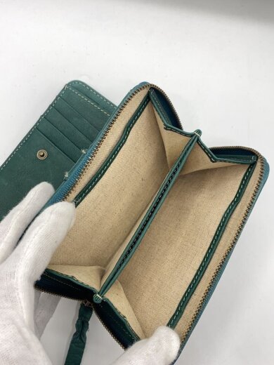 商品画像：STUDIO.S/2つ折り財布/レザー/GRN/レディース 5