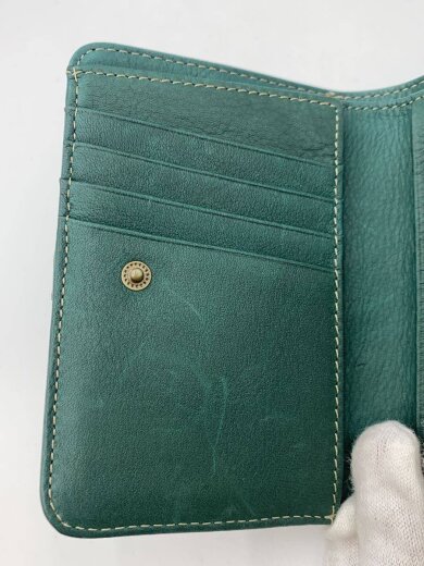 商品画像：STUDIO.S/2つ折り財布/レザー/GRN/レディース 8