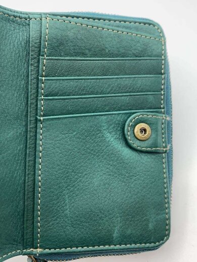 商品画像：STUDIO.S/2つ折り財布/レザー/GRN/レディース 9