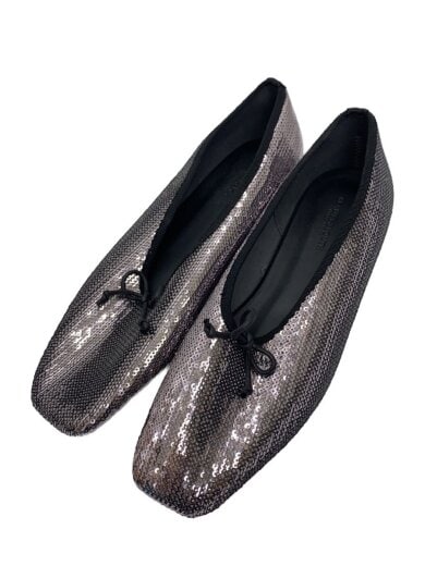 商品画像：フラットパンプス/36.5/SLV 2