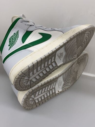 商品画像：AIR JORDAN 1 MID_エア ジョーダン ワン ミッド/27cm/WHT 4