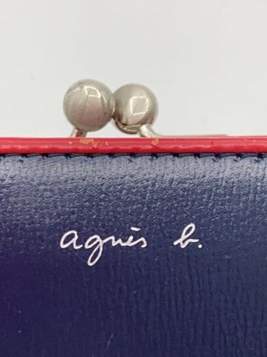 商品画像：2つ折り財布/レザー/NVY/レディース 8