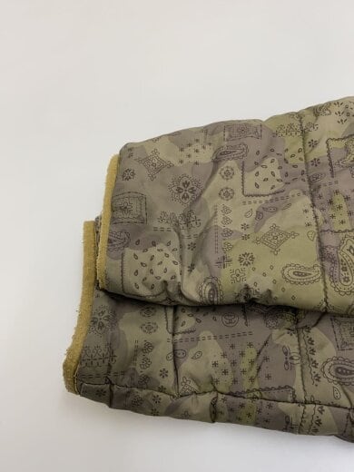 商品画像：90s/中綿/ペイズリー/タグ欠損/首元の縁毛玉有/ポリエステル/KHK/カモフラ 5