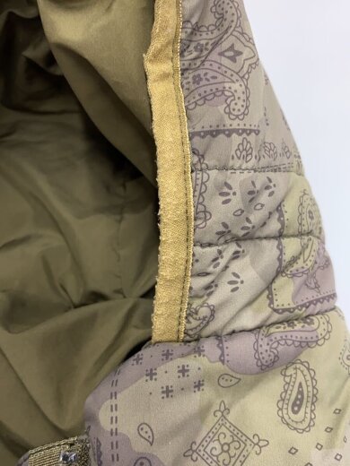 商品画像：90s/中綿/ペイズリー/タグ欠損/首元の縁毛玉有/ポリエステル/KHK/カモフラ 6