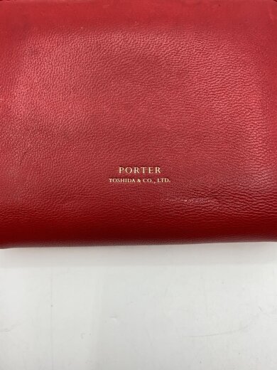 商品画像：2つ折り財布/レザー/RED/レディース/284-01376 3