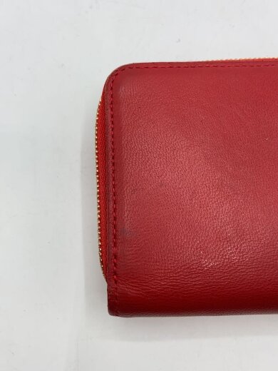 商品画像：2つ折り財布/レザー/RED/レディース/284-01376 8