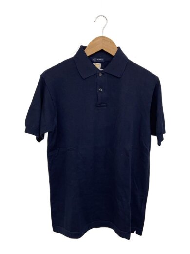 商品画像：フレンチカラー/ニットポロ/46/コットン/NVY/21-02-0150-148 1