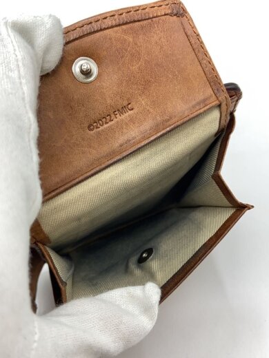 商品画像：2つ折り財布/レザー/BRW/メンズ 5