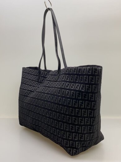 商品画像：ズッカ柄/トートバッグ/パイル/BLK/総柄 2