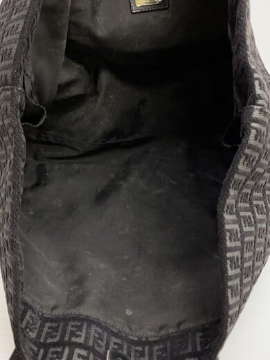 商品画像：ズッカ柄/トートバッグ/パイル/BLK/総柄 6