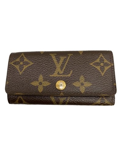 商品画像：ミュルティクレ4_モノグラム・キャンバス/レザー/BRW/総柄/レディース 1