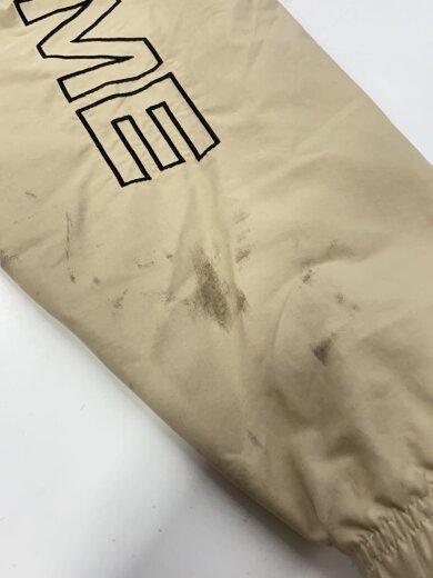 商品画像：Spellout Embroidered Track Jacket/コットン/BEG 9