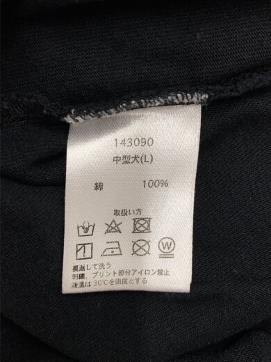 商品画像：ダメージ加工/長袖Tシャツ/L/コットン/BLK/143090// 4