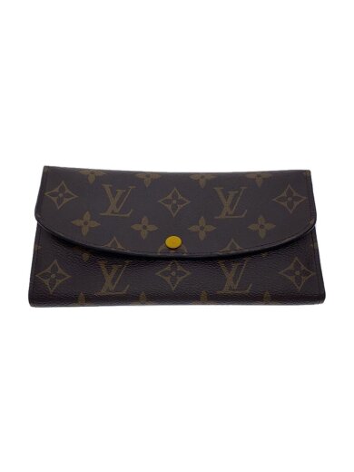 商品画像：ポルト・フォイユ・エミリー_モノグラム・キャンバス_ジョンキーユ/PVC/BRW/総柄/レディース// 1