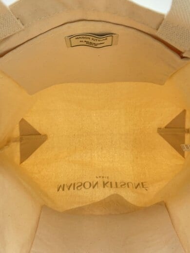 画像：MAISON KITSUNEトートバッグ/キャンバス/CRM6