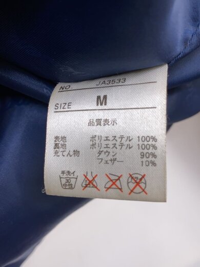 商品画像：ダウンジャケット/M/ポリエステル/NVY/無地 4