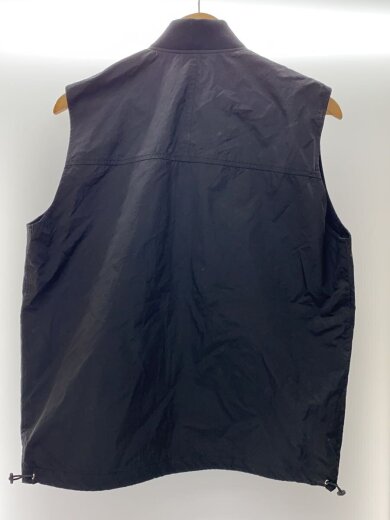 商品画像：ベスト/1/ポリエステル/BLK/無地 2