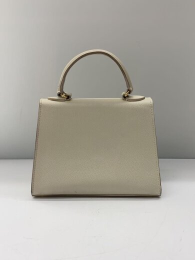 商品画像：ハンドバッグ/レザー/WHT/無地 3