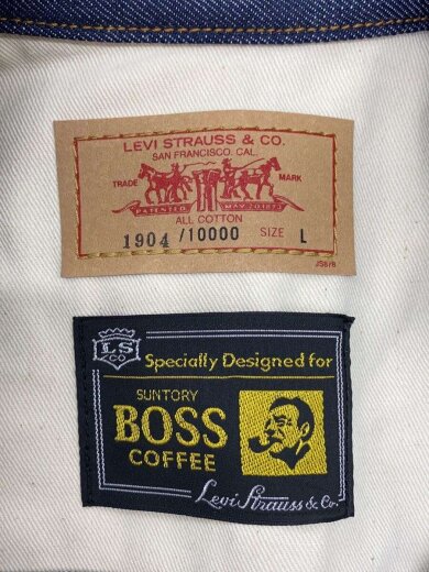 商品画像：Gジャン/L/デニム/IDG/無地/BOSSJ-2003/1st 3