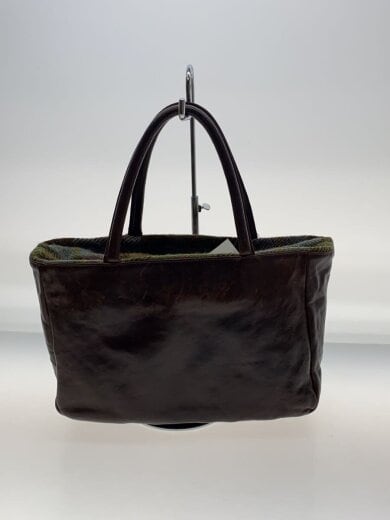 商品画像：ハンドバッグ/レザー/BRW/無地 3