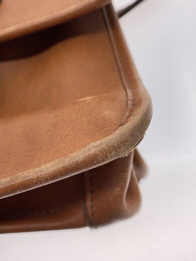 商品画像：ショルダーバッグ/レザー/BRW/無地/JACK GEORGES/USA製 7