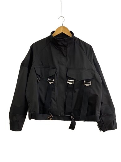 商品画像：ジャケット/S/ポリエステル/BLK/無地/2969/282/800 1