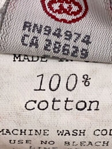 商品画像：長袖シャツ/M/コットン/BLU/ストライプ 4