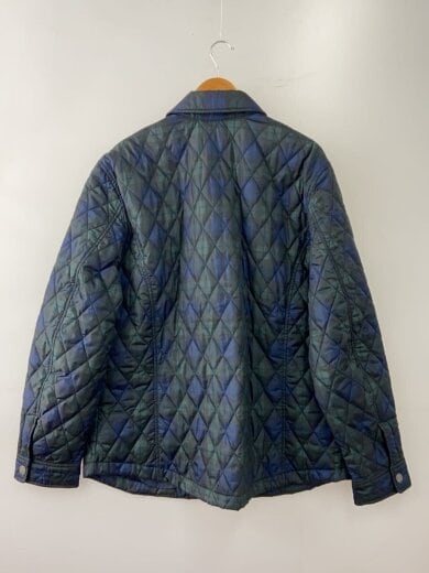 商品画像：コート/XL/ポリエステル/NVY/チェック 2