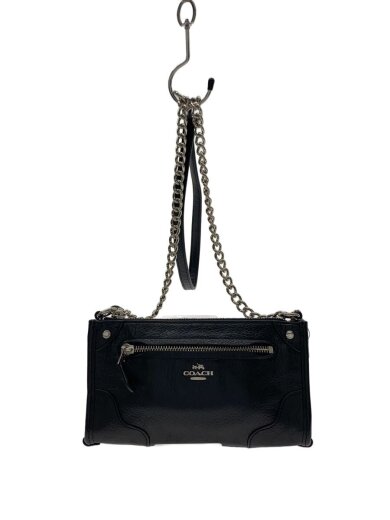 商品画像：ショルダーバッグ/レザー/BLK/f39856 1