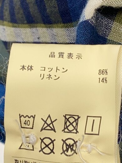 商品画像：半袖シャツ/2/コットン/BLU/チェック/? NULL ? 4