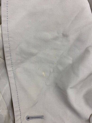 商品画像：コート/42/ウール/クリーム/無地/211-0231-7914/袖汚れ/穴あき有/状態考慮// 4