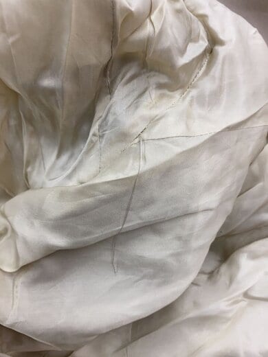 商品画像：コート/42/ウール/クリーム/無地/211-0231-7914/袖汚れ/穴あき有/状態考慮// 7