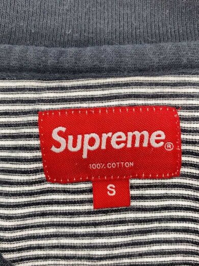 商品画像：Tシャツ/S/コットン/BLK/ボーダー 3