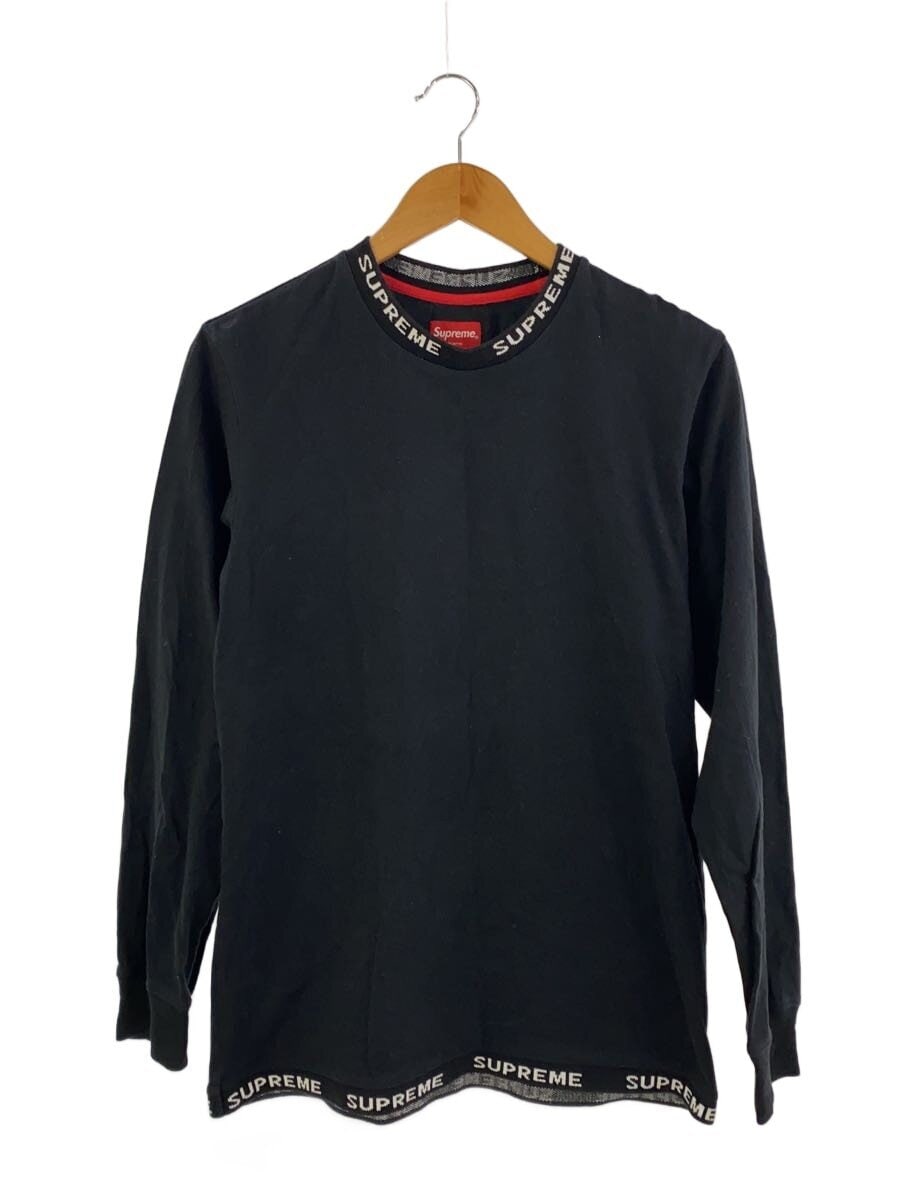 Supreme / 長袖Tシャツ/S/コットン/BLK