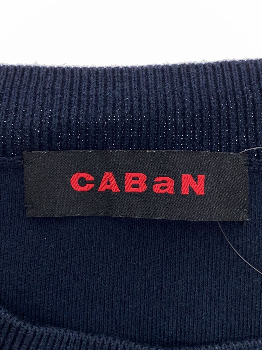 CABaN / ニットベスト(薄手)/S/コットン/NVY/59-02-01-02002