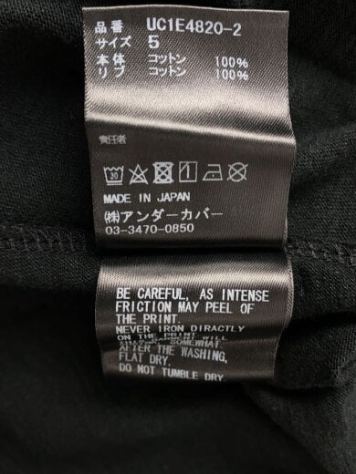 商品画像：Tシャツ/5/コットン/ブラック/uc1e4820-2 5
