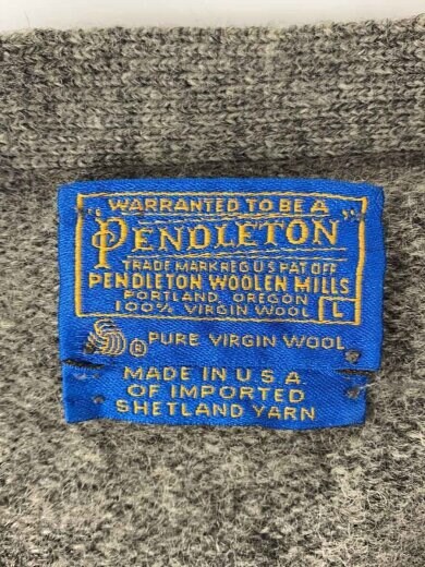 商品画像：カーディガン(厚手)/L/ウール/GRY 3