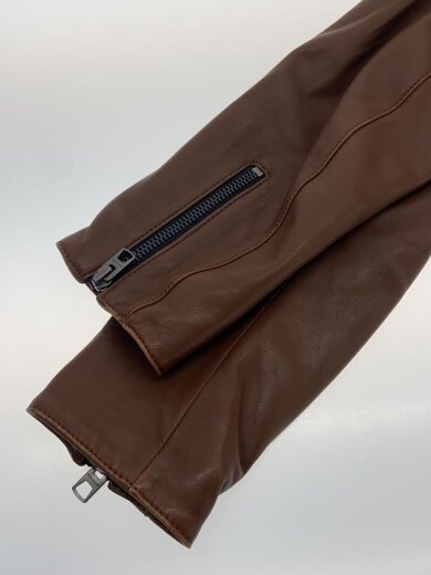 商品画像：レザージャケット・ブルゾン/S/羊革/BRW 5