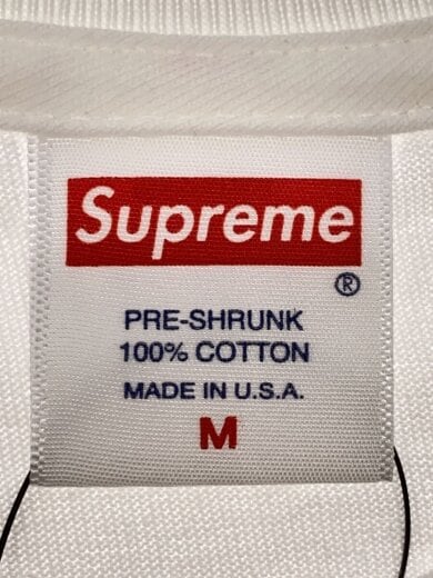 画像：SupremeTシャツ/M/コットン/WHT3