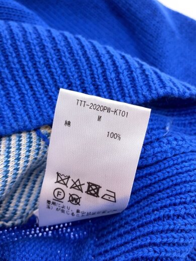 商品画像：ニット・セーター(薄手)/M/コットン/BLU/TTT-2020PW-KT01 4