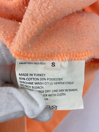 商品画像：パーカー/S/コットン/オレンジ 4