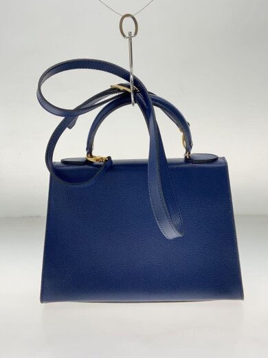 商品画像：ハンドバッグ/--/BLU/無地 3