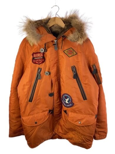 商品画像：フライトジャケット/XXL/ナイロン/ORN/6122044 1