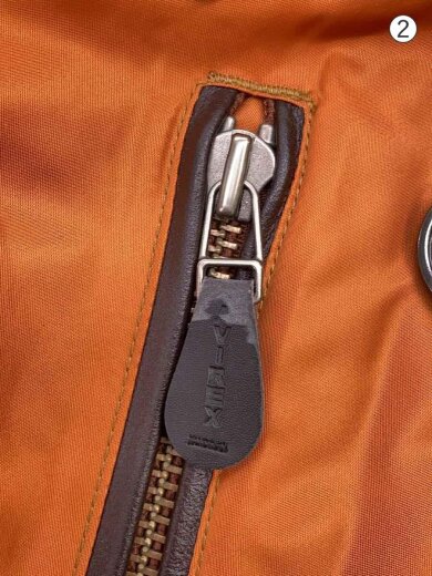 商品画像：フライトジャケット/XXL/ナイロン/ORN/6122044 6