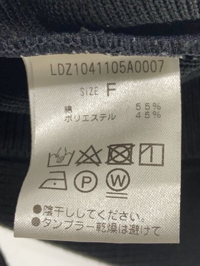 商品画像：カーディガン(薄手)/FREE/コットン/BLK/無地/LDZ1041105A0007 4