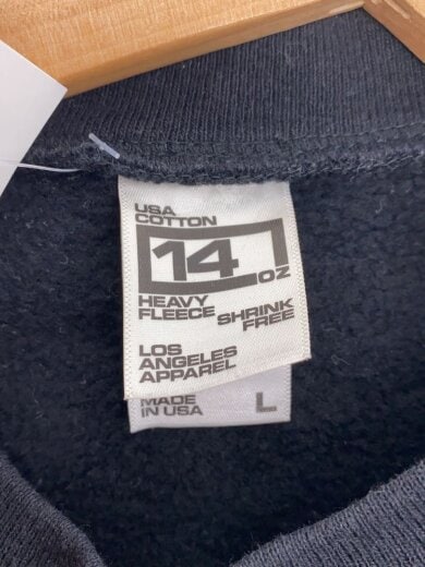 商品画像：スウェット/L/コットン/ブラック 3