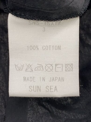 商品画像：長袖シャツ/3/コットン/BLK 4